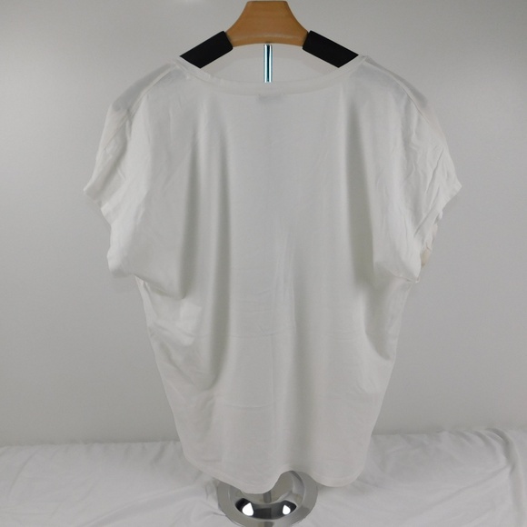 NetWork Timeless White V-Neck Blouse – Size M (Made in Turkey) - Picture 4 of 6